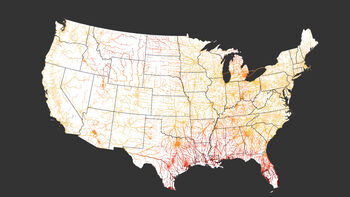 a social share image for the story: Visualizing the inequality of abortion access in a post-Roe America.